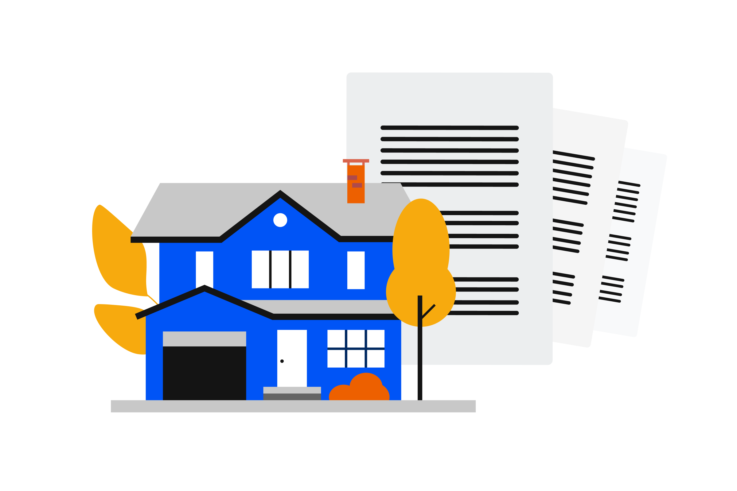 Illustration representing property and asset protection